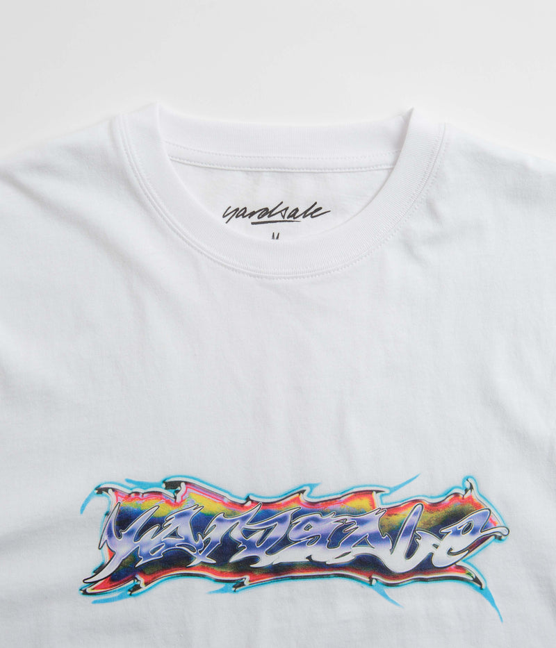 Yardsale Shiny T-Shirt in White