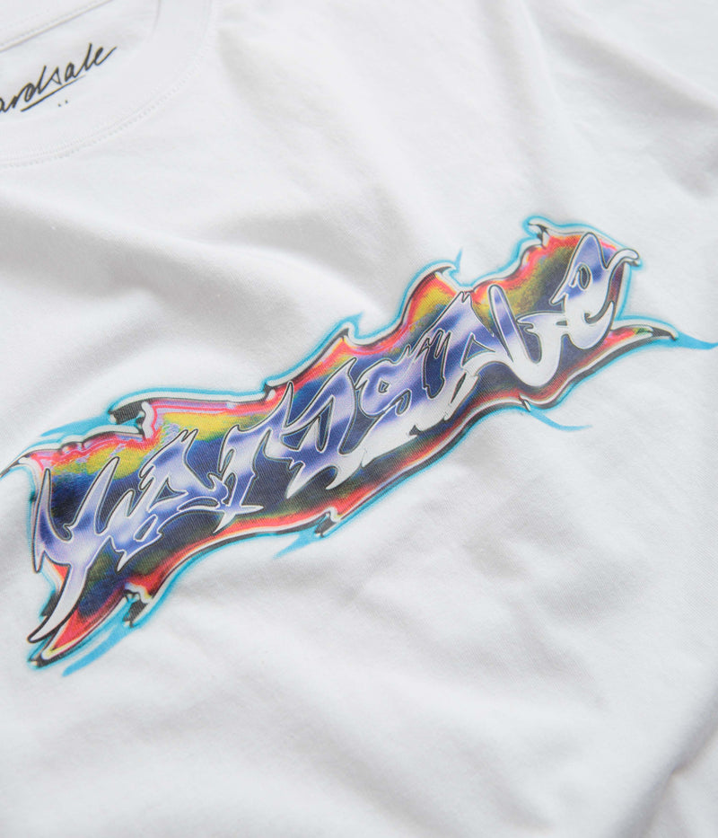 Yardsale Shiny T-Shirt in White
