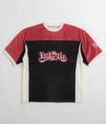 Yardsale Sierra Velour T-Shirt in Black and Red