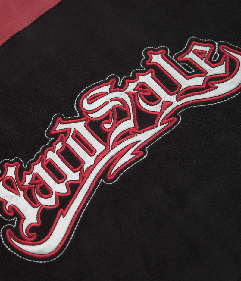 Yardsale Sierra Velour T-Shirt in Black and Red