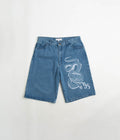 Yardsale Snake Denim Shorts in Denim