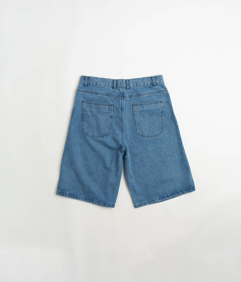 Yardsale Snake Denim Shorts in Denim