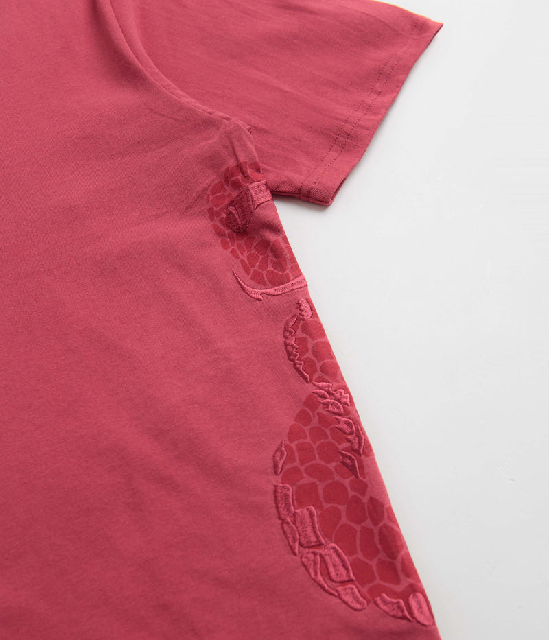 Yardsale Snake EMB T-Shirt in Red