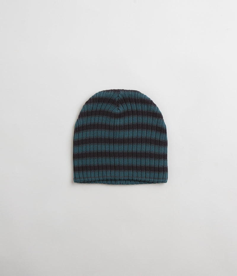 Yardsale Stripe Beanie in Green and Black