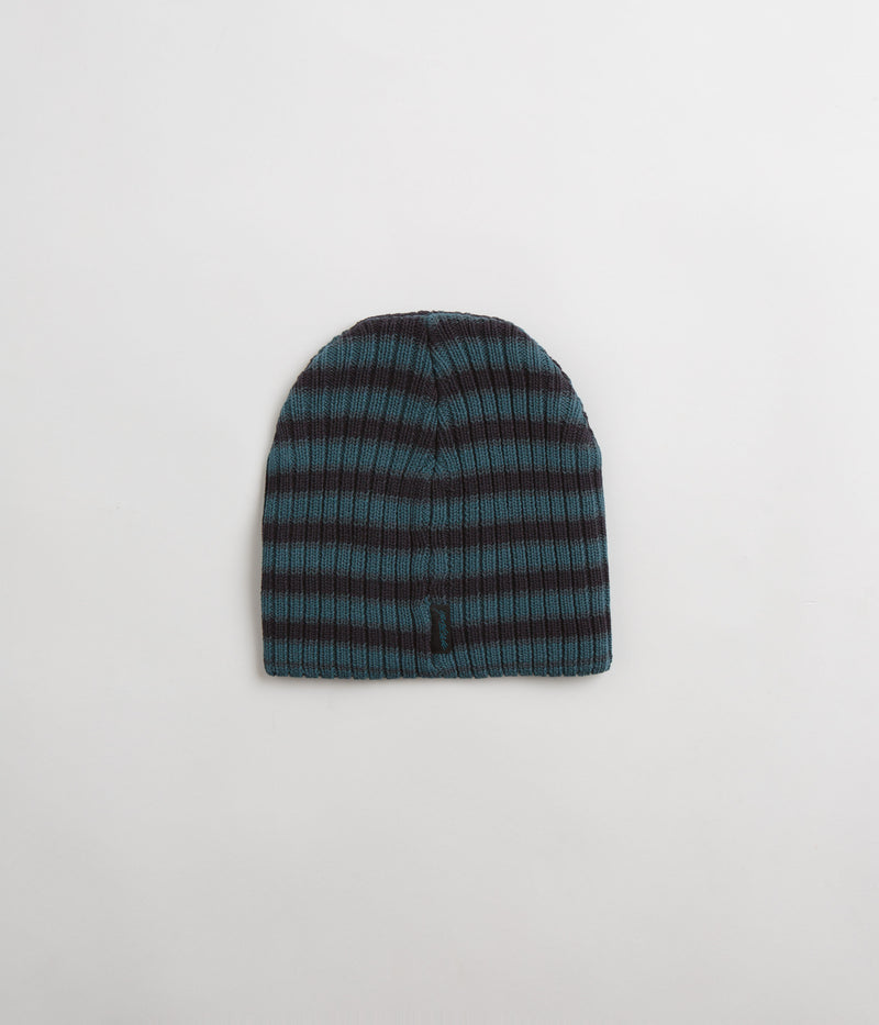 Yardsale Stripe Beanie in Green and Black