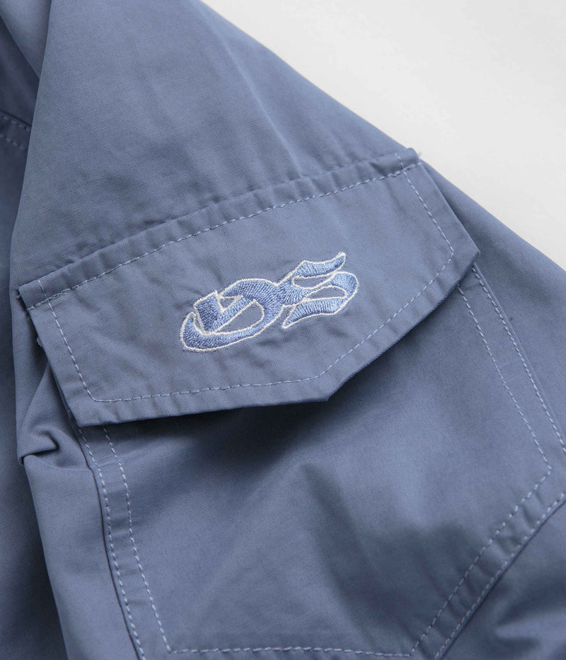 Yardsale Sunscript Hooded Jacket in Blue