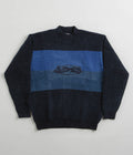 Yardsale Tri Chenille Crewneck Sweatshirt in Navy and Midnight