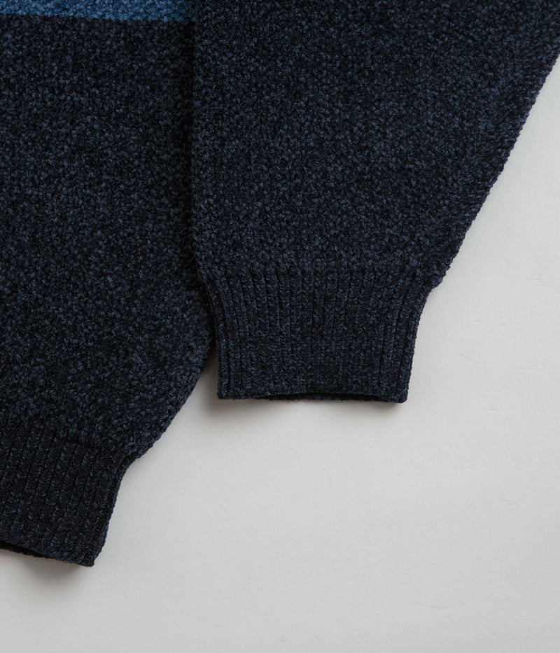 Yardsale Tri Chenille Crewneck Sweatshirt in Navy and Midnight
