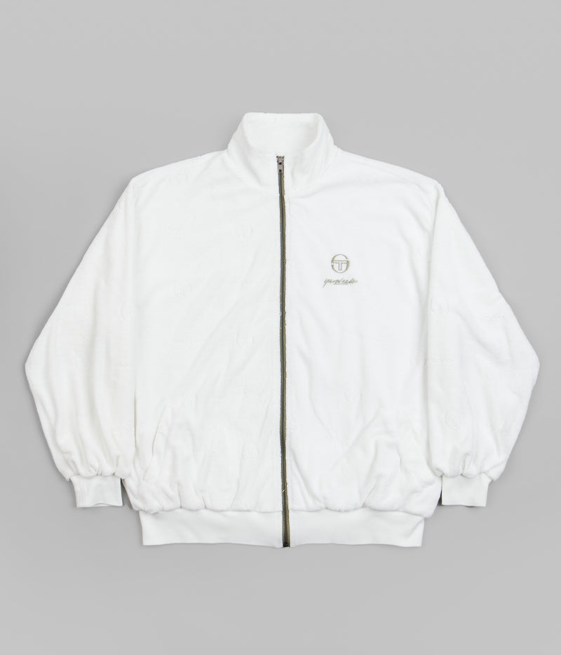 Yardsale x Sergio Tacchini Terry Track Jacket in White