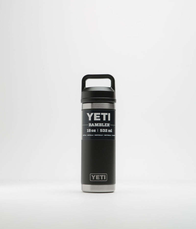 Yeti Chug Cap Rambler Bottle 18oz in Black