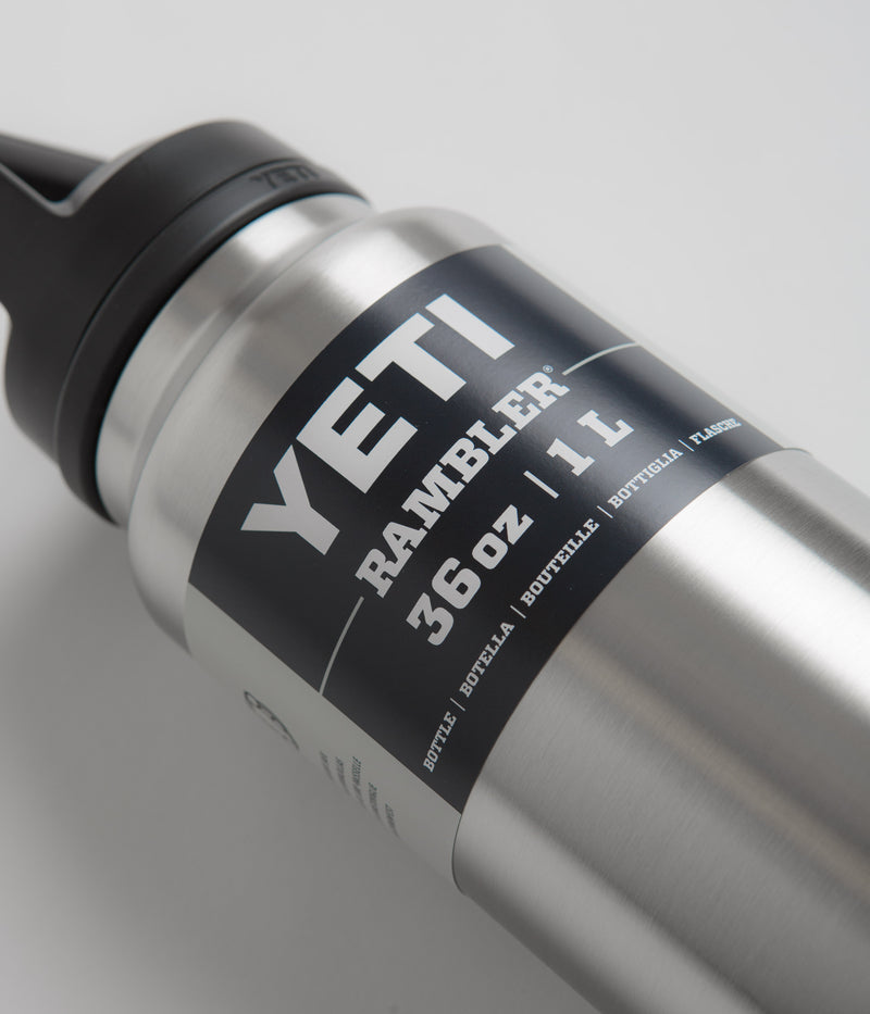 Yeti Chug Cap Rambler Bottle 36oz in Stainless Steel