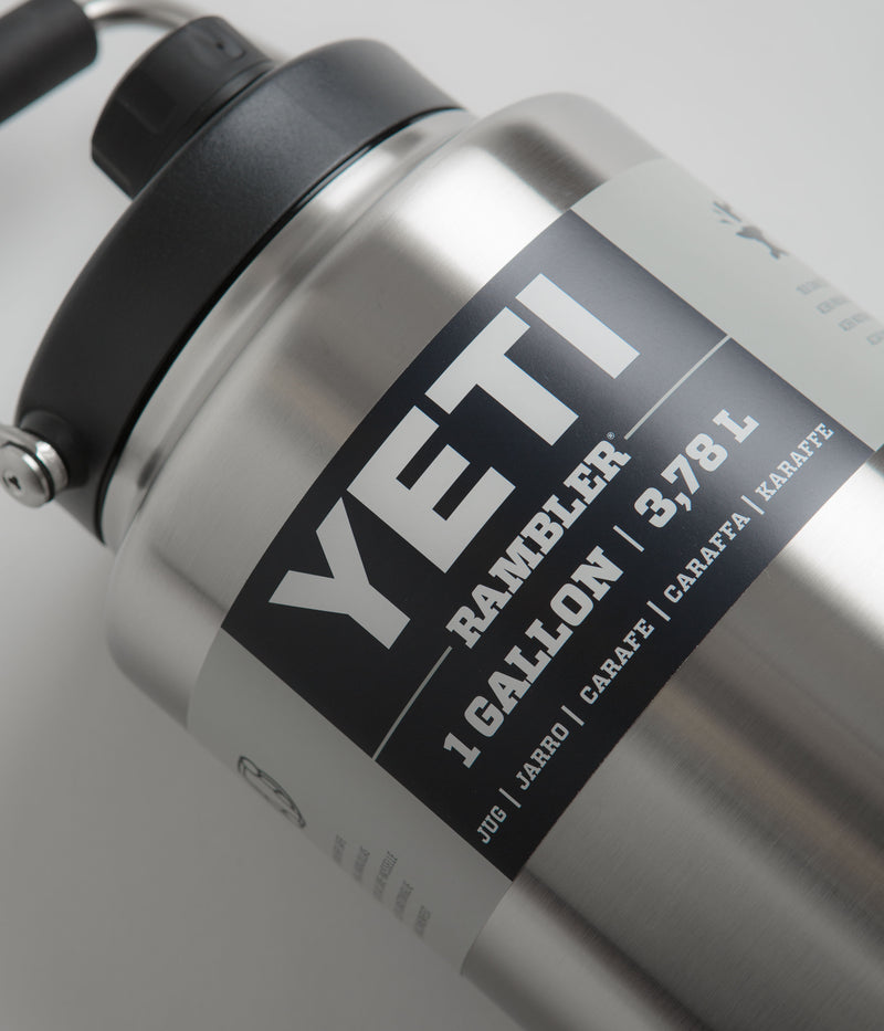 Yeti Rambler Jug 1 Gallon in Stainless Steel