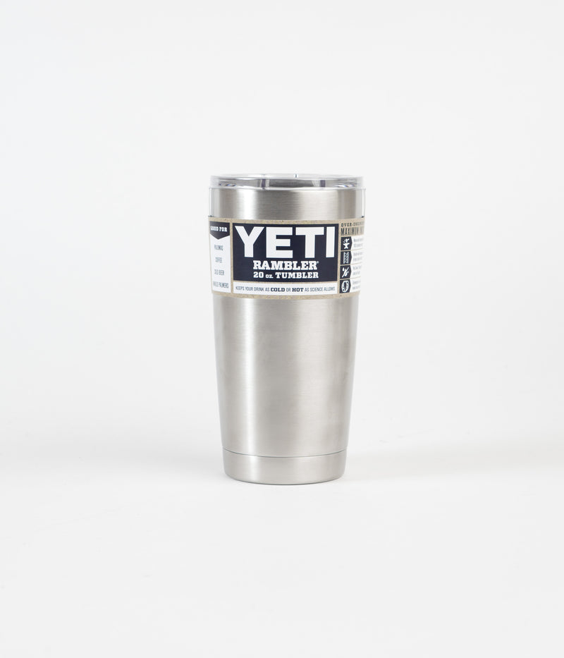 Yeti Rambler Tumbler 20oz in Stainless Steel